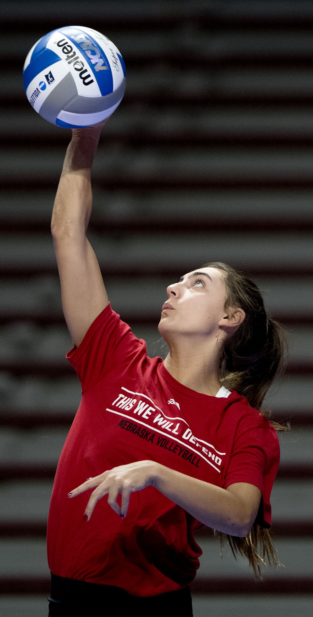 Nebraska Volleyball Practice in Minneapolis, 12.06